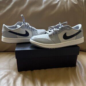 Nike Air Jordan 1 Low Golf Wolf Grey Men's Size 8.5